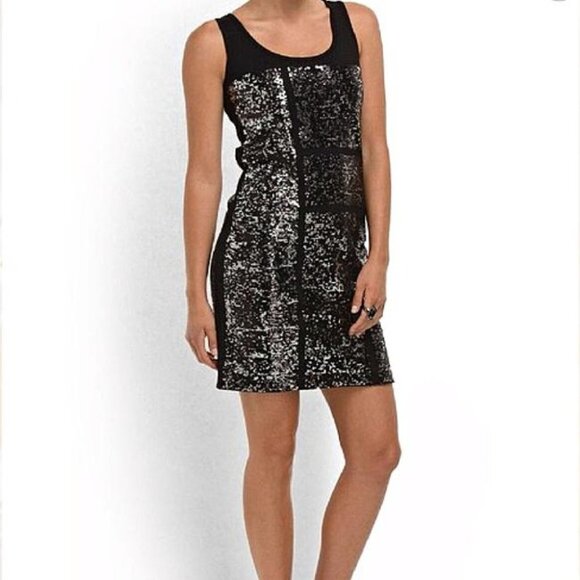 CLUNY Designer Cynthia Steffe NEW Sequin Sheath Night Out Dress NWT Size 8 - Picture 4 of 4